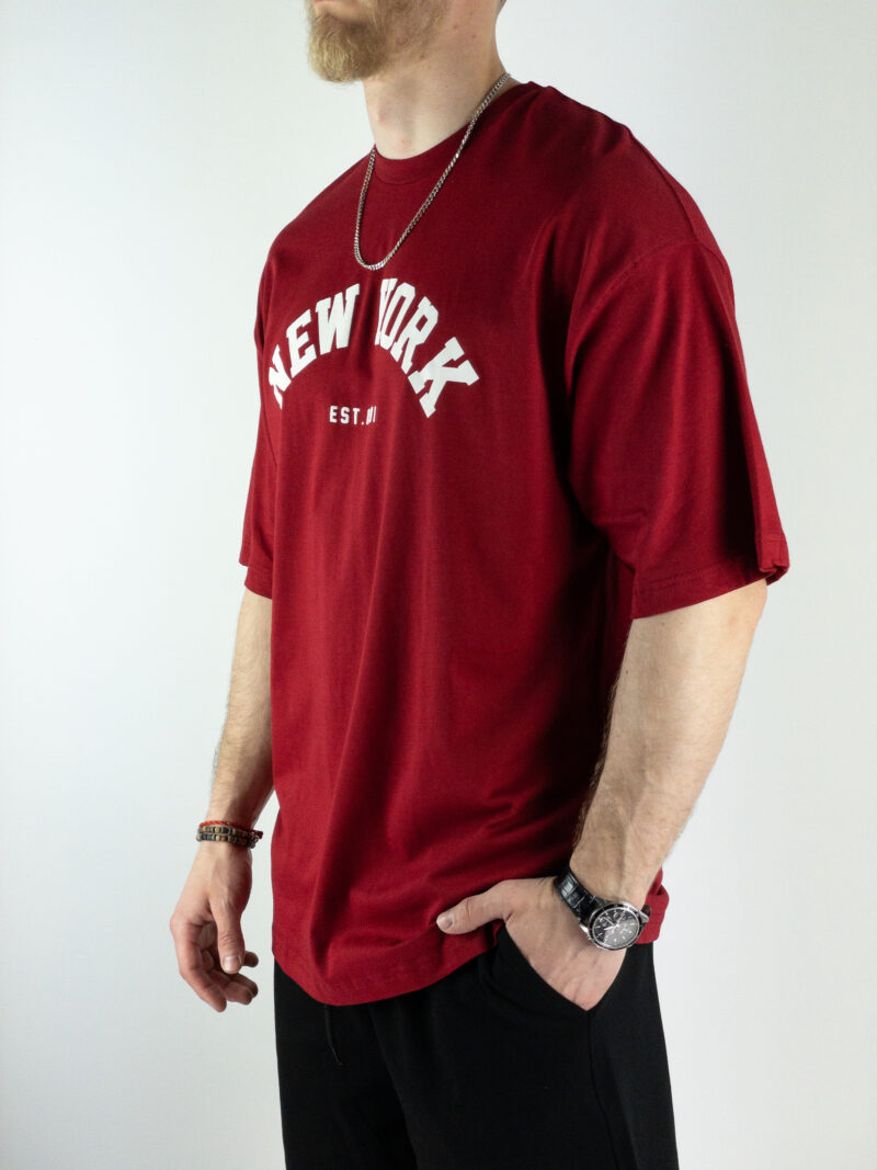 Чоловіча футболка Maksim New York Red