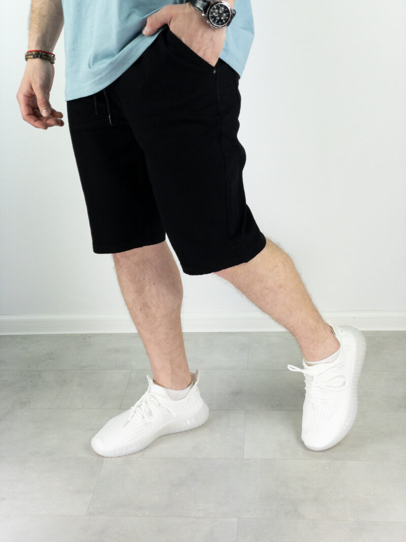 Чоловічі джинсові шорти i8 Denim Black
