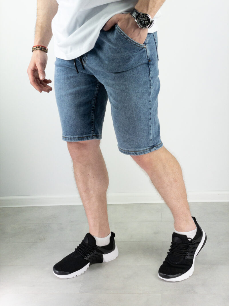 Чоловічі джинсові шорти i8 Denim Blue