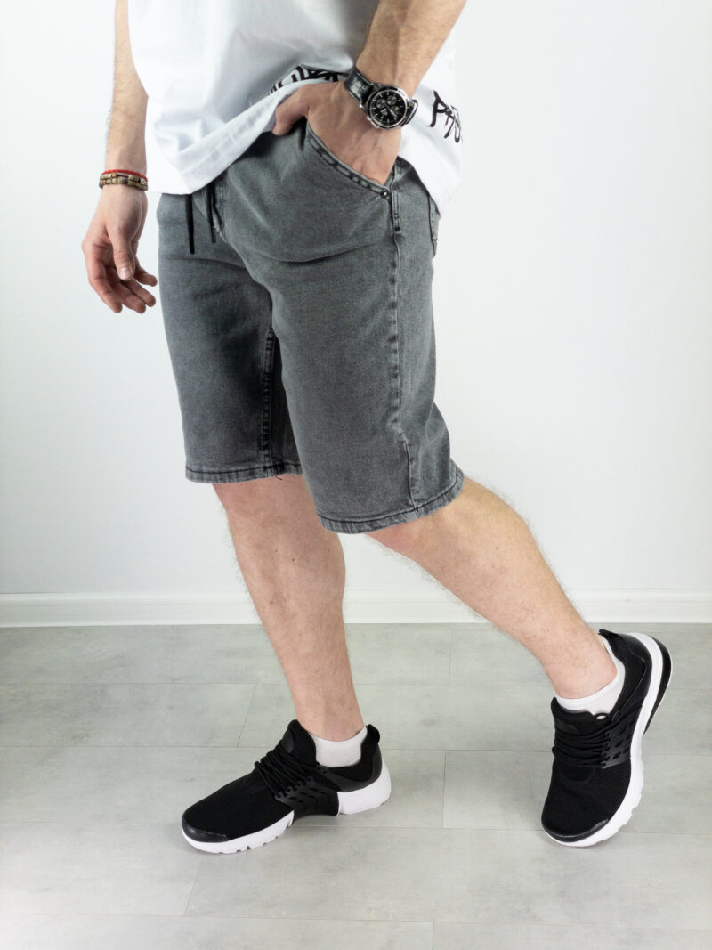 Чоловічі джинсові шорти i8 Denim Gray