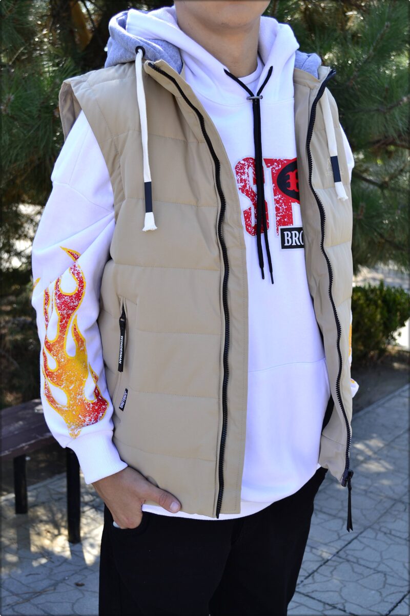 Чоловічий желет Vest To Day Beige
