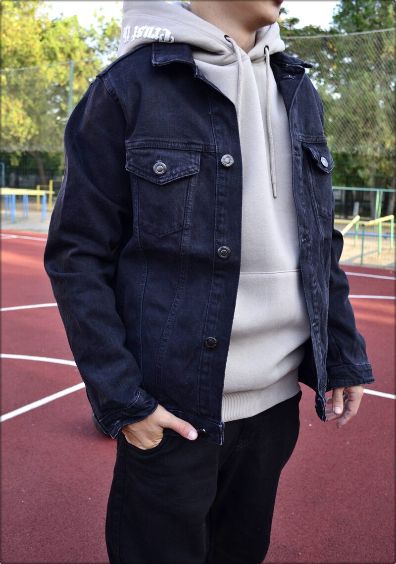 Чоловіча джинсова куртка Jeans I8 Denim Black